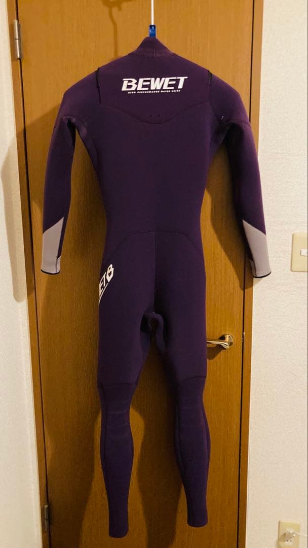 BEWET フルスーツ3mm ジャーフル サイズL チェストジップ