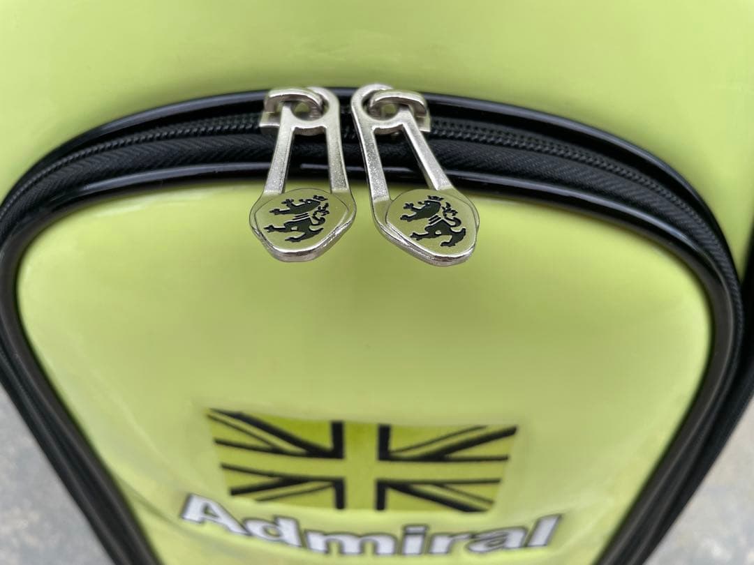 ★RYOちゃん★Admiral ゴルフキャディバッグ ライムグリーン