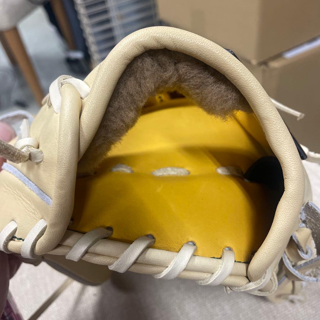 ZETT 硬式グローブ アイボリー 日本製