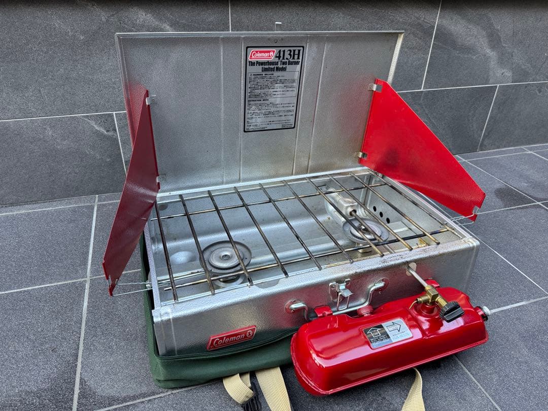 付属品多数！限定品リミテッドエディション Coleman 413H ツーバーナー