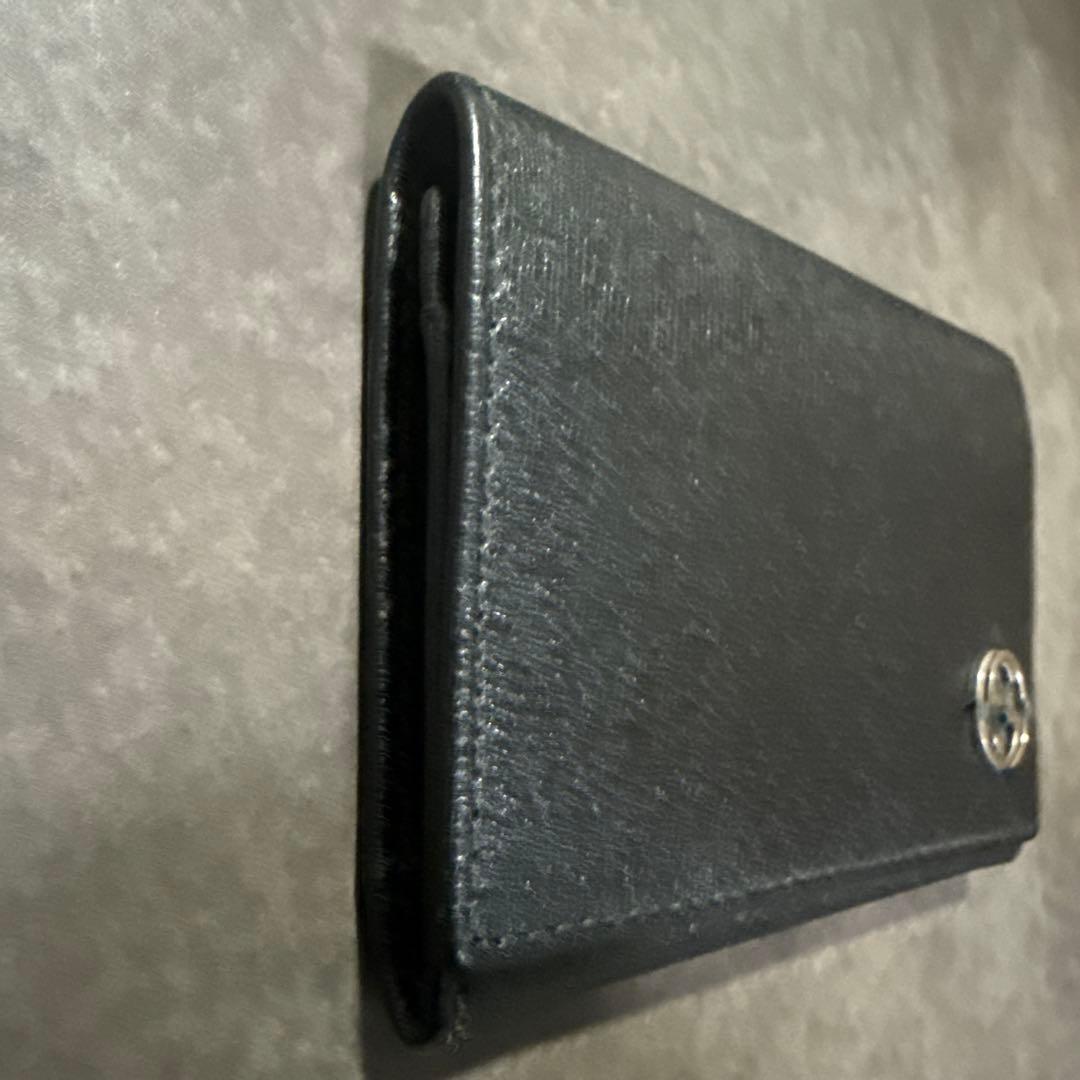 極美品　1回　短時間使用　gucci グッチ　インターロッキングG 名刺入れ