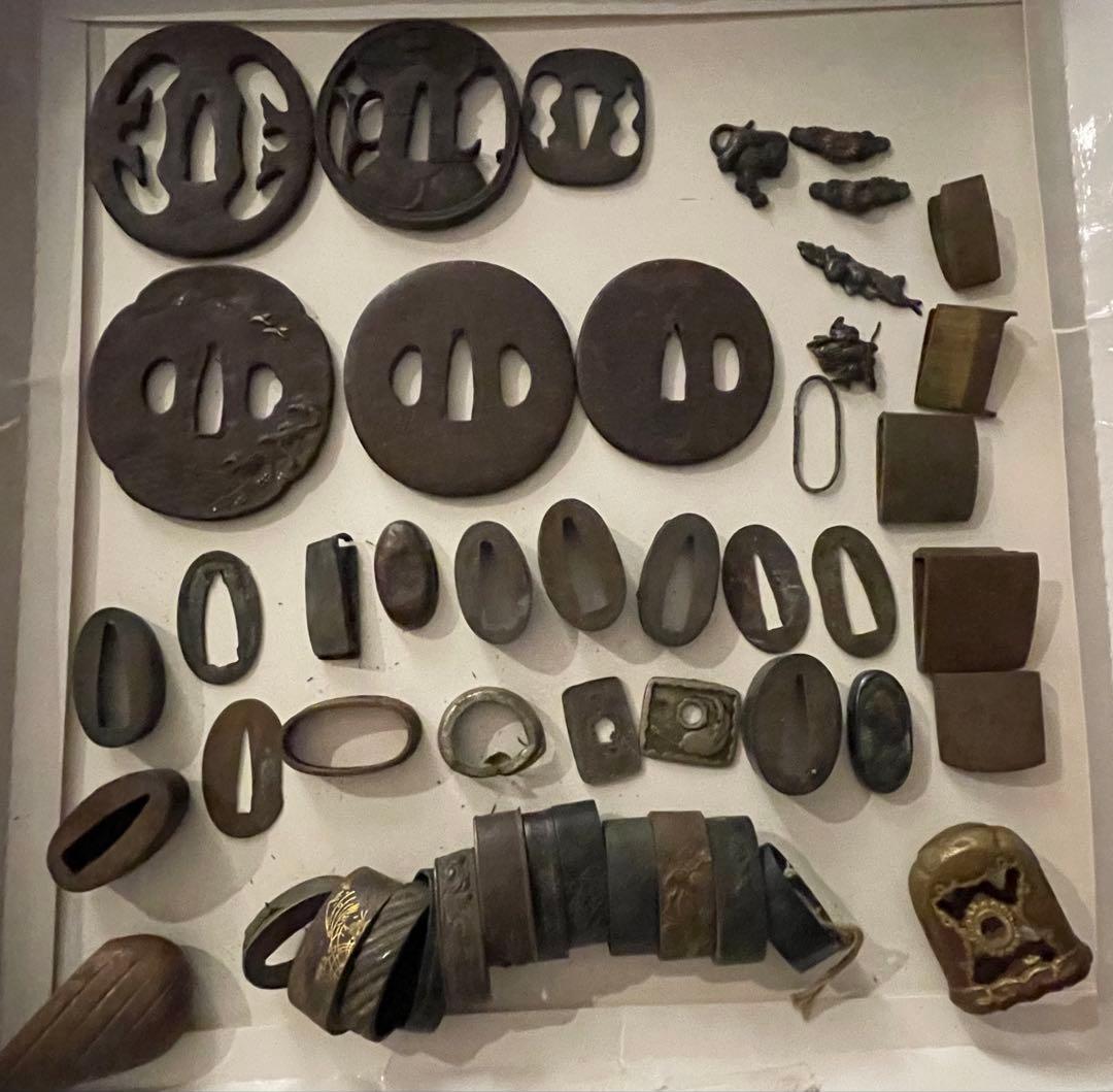 日本刀　武具　鍔 6枚　その他おまとめセット