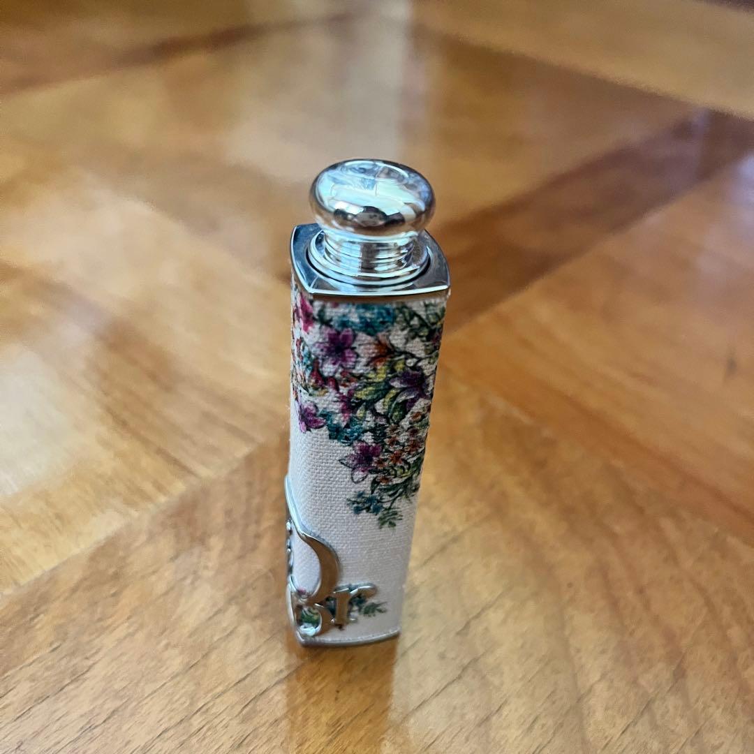 ディオールアディクト　リップスティック524ディオレット　花柄ケース付き