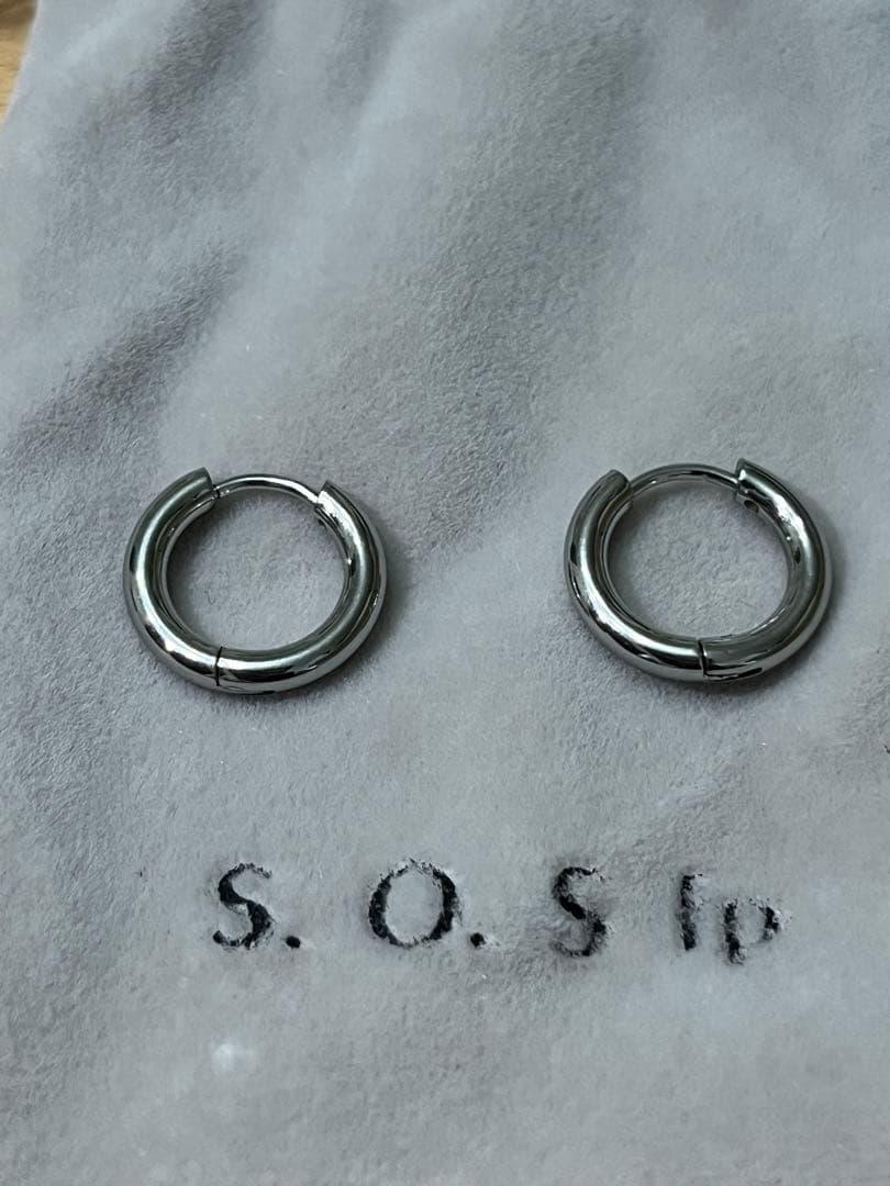 ｛最終値下げ】　sos fpトムウッド？　ピアス　フープピアス　中古