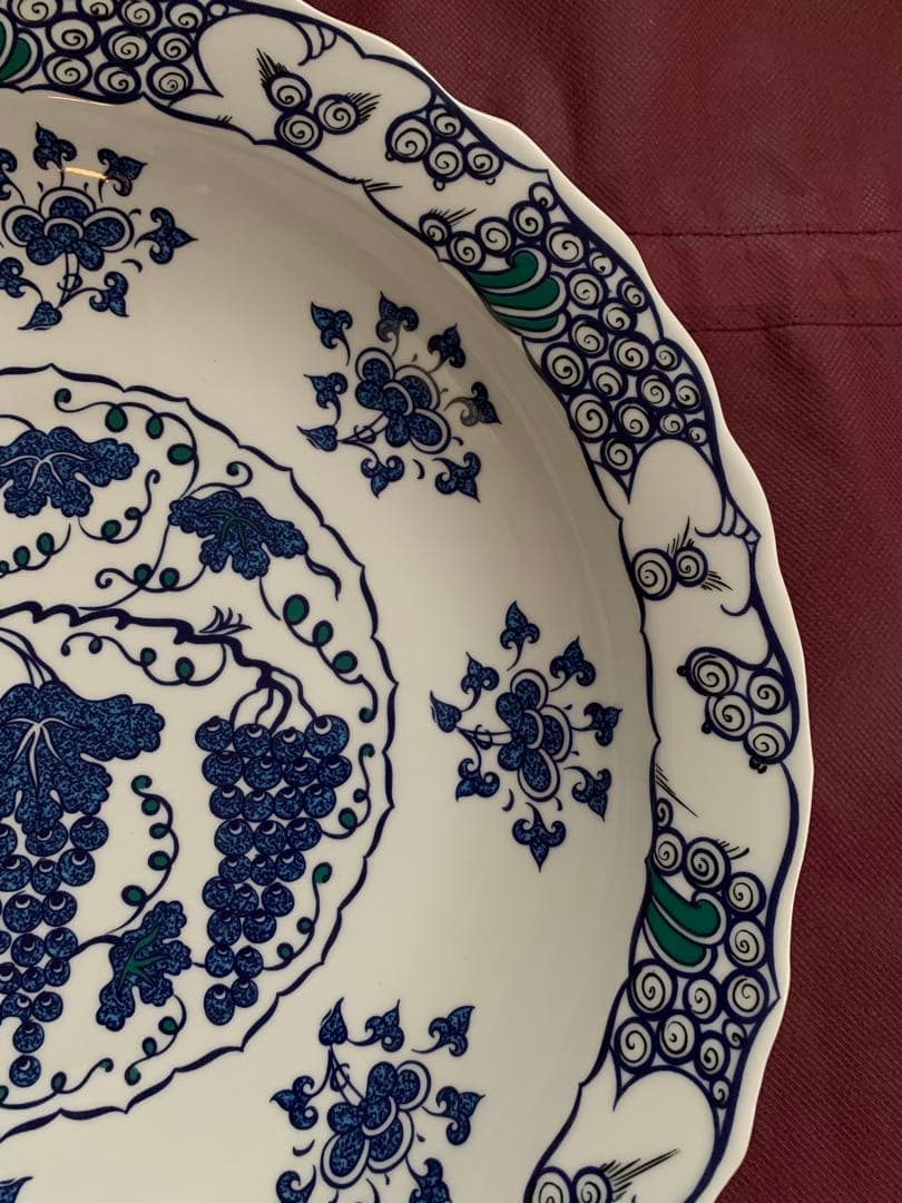 メトロポリタン美術館　直径36cm 飾り皿　大皿 トルコ製　MMA