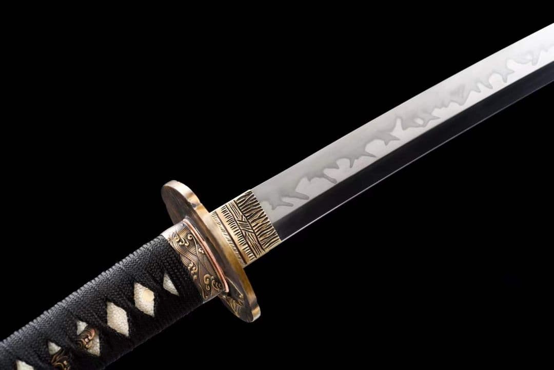 竜爪紋研磨【ハス打刀】 武具　刀装具　日本刀　模造刀 居合刀