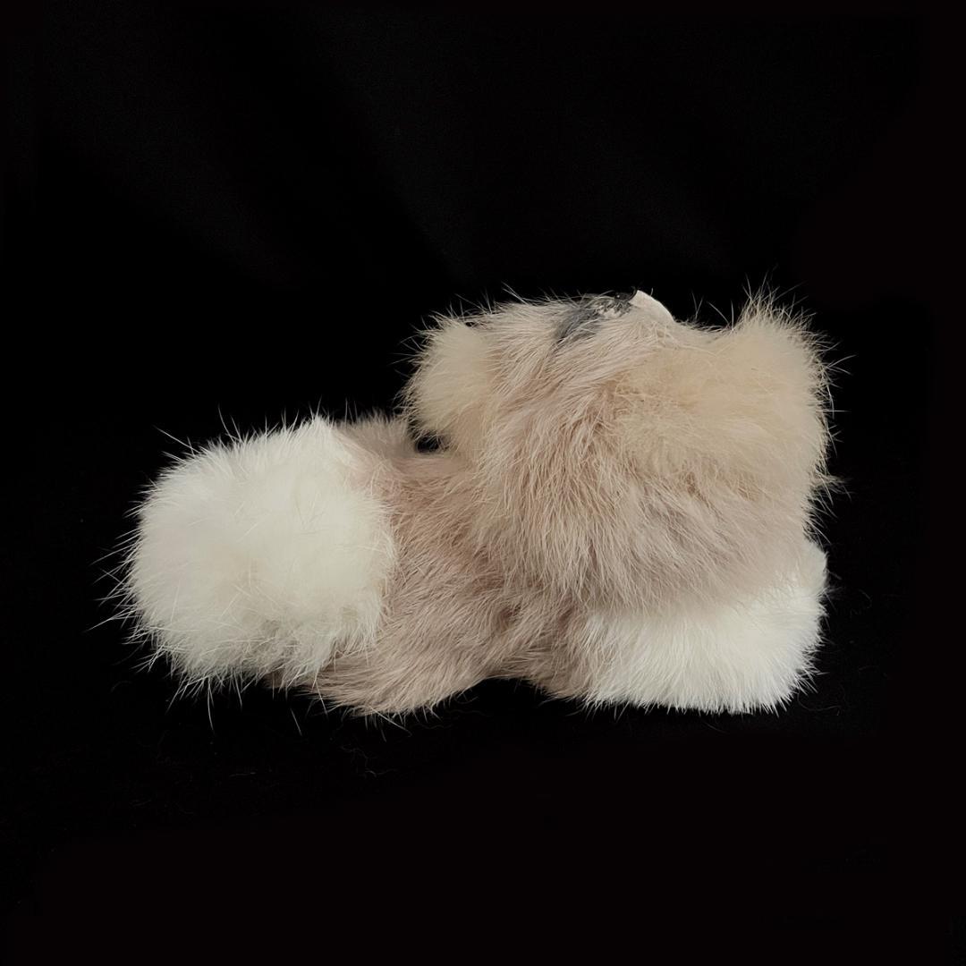 超レア！1960～1970年代？ おもちゃの三英 コリー リアルファーぬいぐるみ