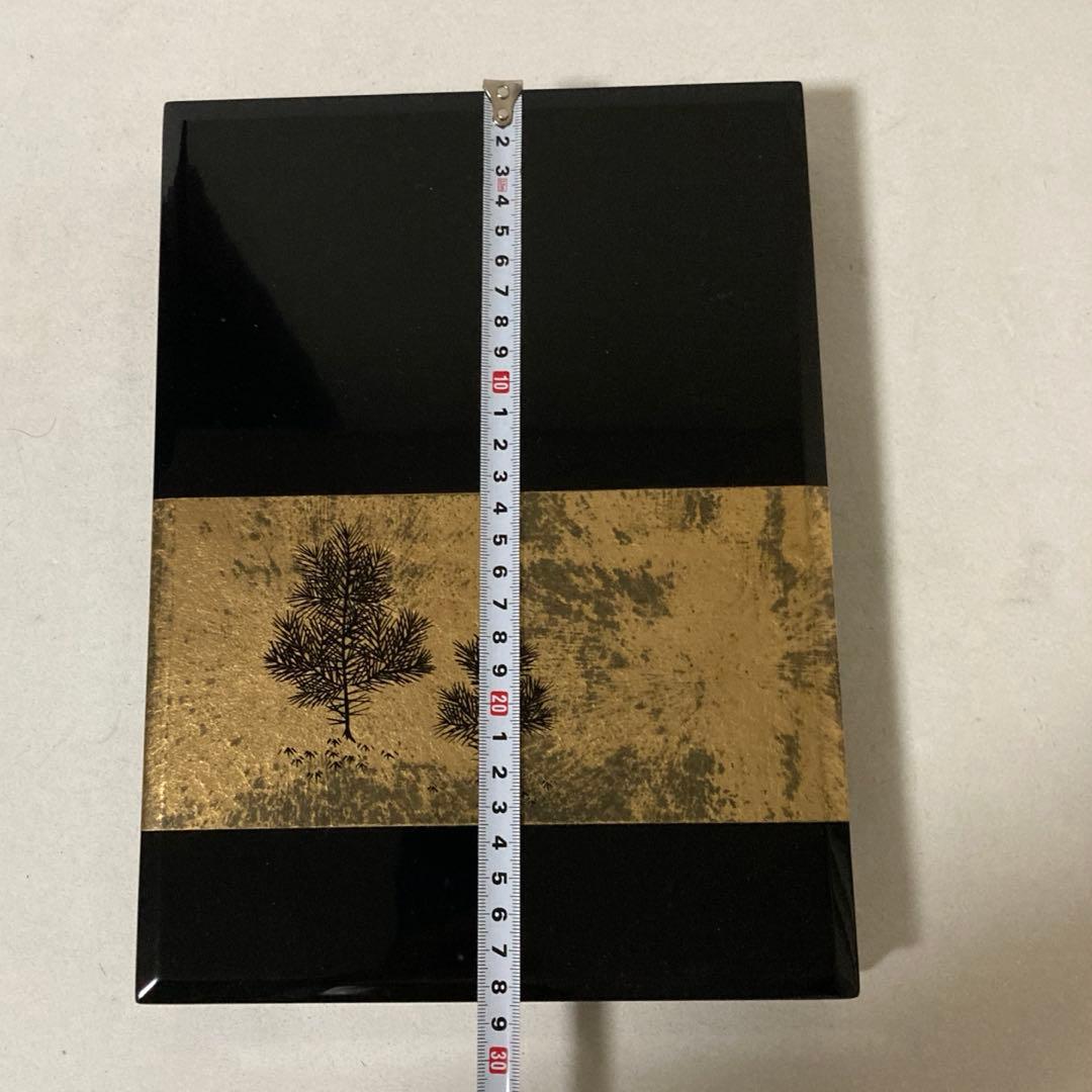 文箱 硯箱 小物入れ 金彩 塗り