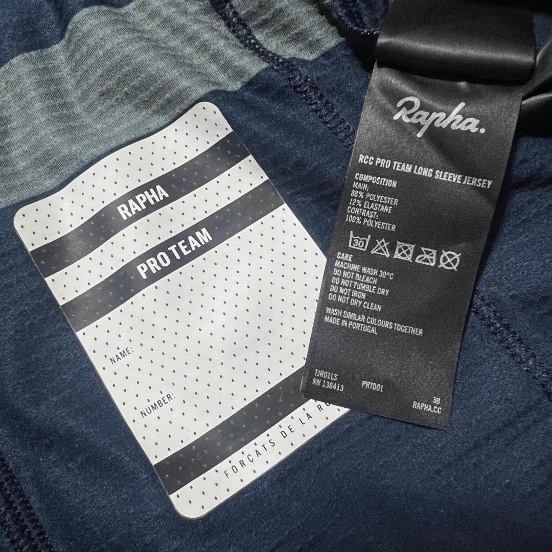Rapha RCC プロチーム ロングスリーブ サーマル ジャージ Sサイズ