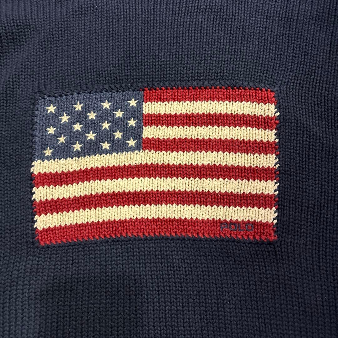 Y*u様 ラルフローレン　POLO ralph lauren 星条旗　コットンニ