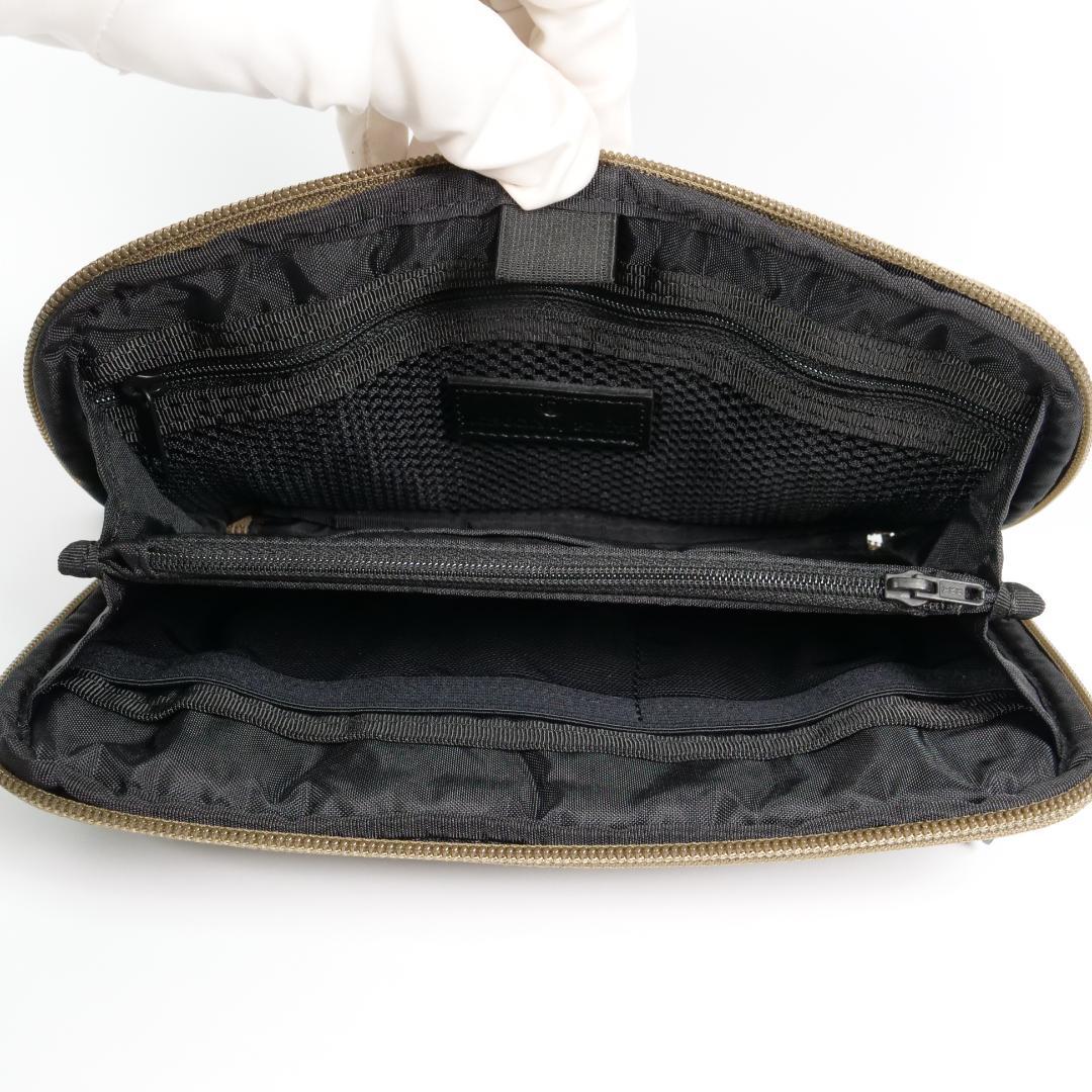 PORTER×MONOCLE トラベルウォレット オーガナイザー カーキ