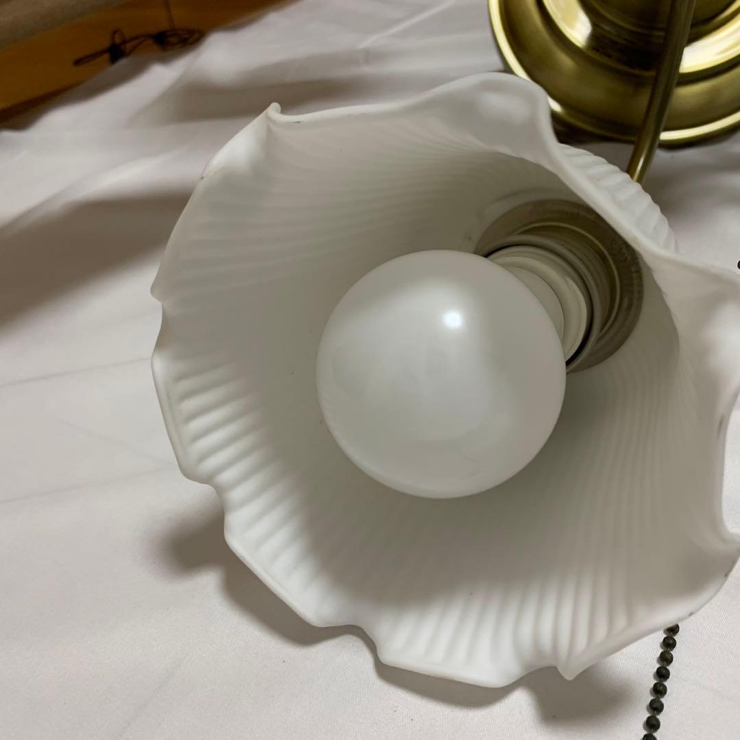 KOIZUM アンティーク　シャンデリア 6灯　フラワー　シェード