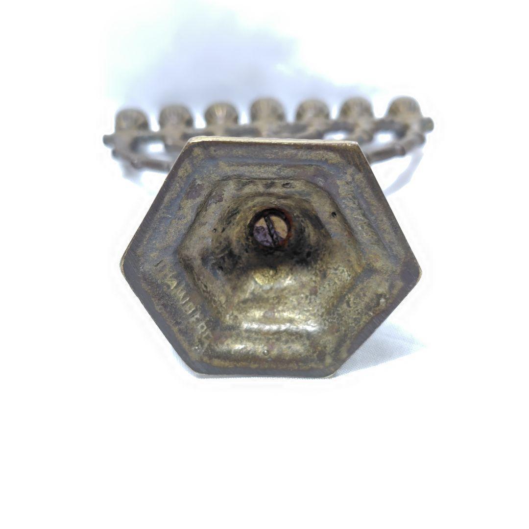 ✨ユダヤ教✨燭台★メノーラー★7枝★イスラエル★キャンドルスタンド★アンティーク