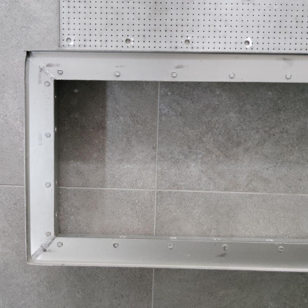 工業系　インダストリアル　アルミケース　6段セット　スタッキング　シルバー