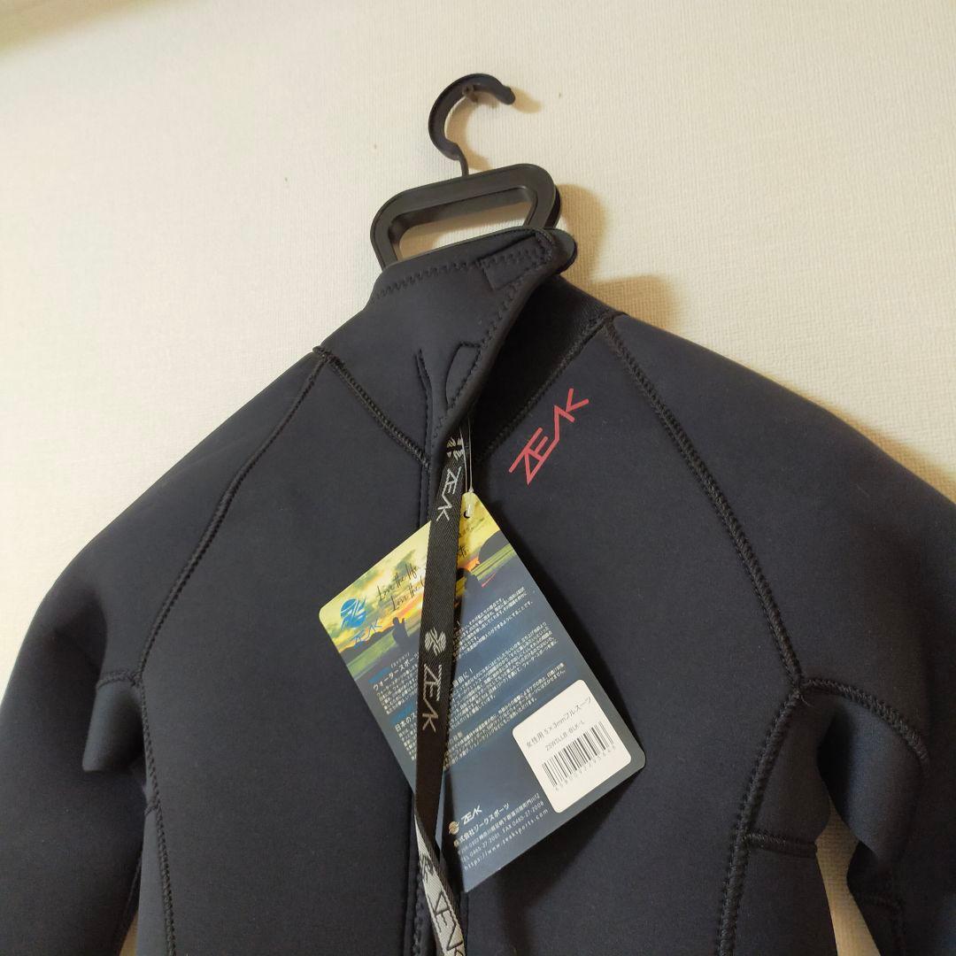 未使用品　ZEAK　ウェットスーツ　5×3ミリ　フルスーツ　Lサイズ