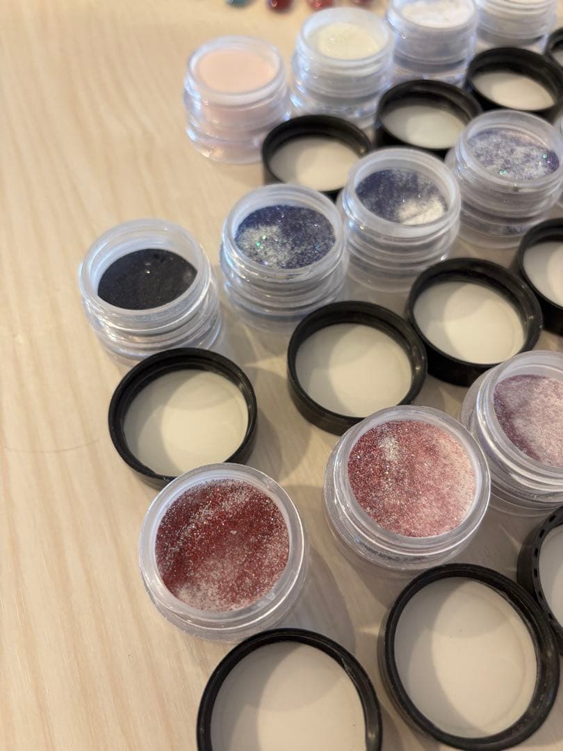ネイルスカルプ　ラメグラデーションパウダーまとめ売り