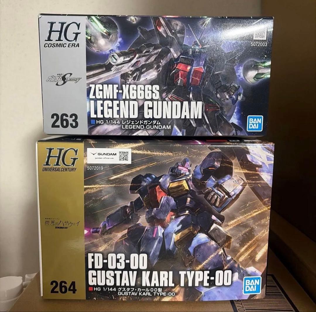 HG 1/144 新作プラモデル　2点セット