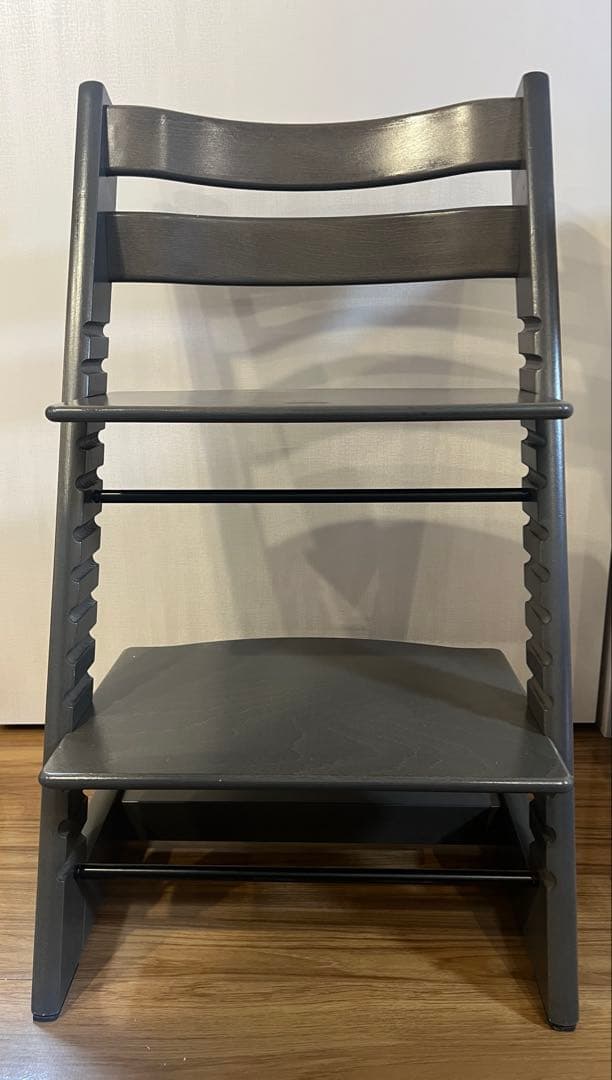 【廃盤カラー】ストッケ　トリップトラップ　ベビーチェア　グレー