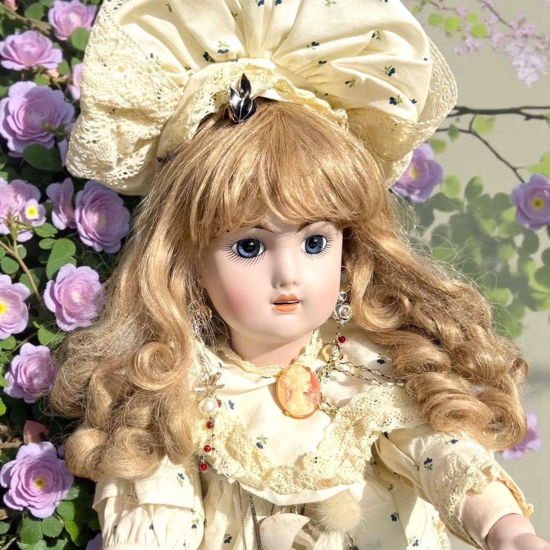 ようこ ビスクドール エデン べべ ホワイト ドレス ボネ 箱 証明書