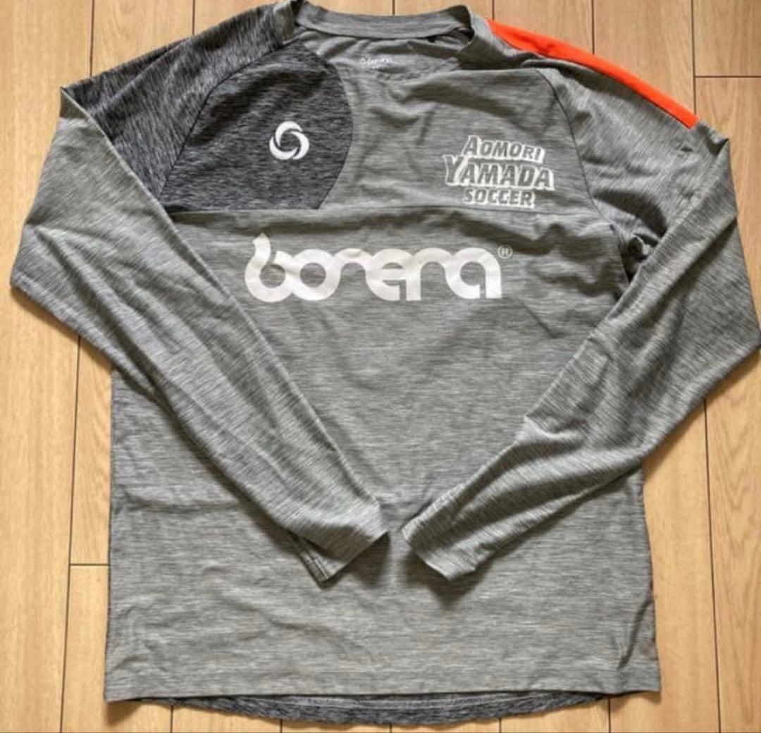 AOMORI YAMADA SOCCER 長袖シャツ グレー
