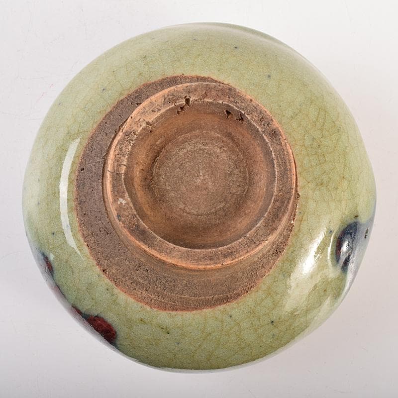 中国　唐物　窯変　茶碗　銘「唐錦」　書付箱　M　R7830