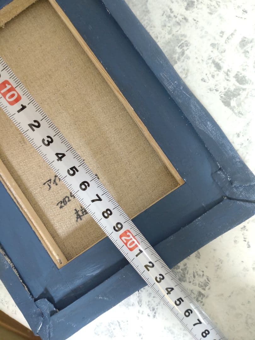 シロクマの油絵【アイスフロート】1点物の原画◆作者サイン入り/油彩画