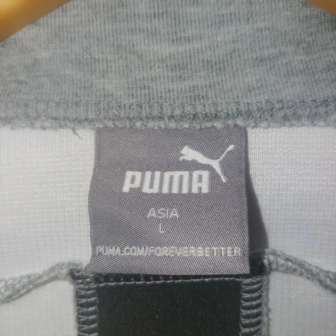 【値下げ】Puma メンズトレーニングジャケット グレーL　❪注意パンツXL❫