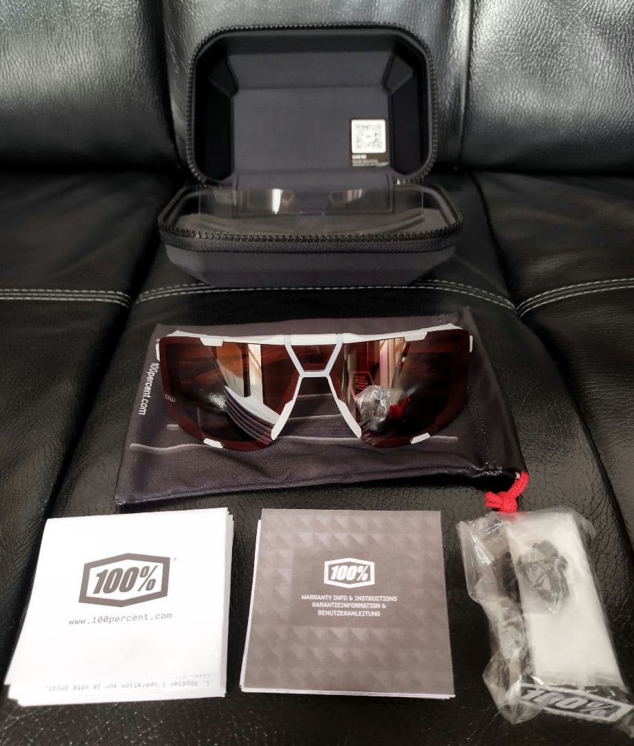 100% EASTCRAFT 偏光サングラス Grey/Brownミラーレンズ