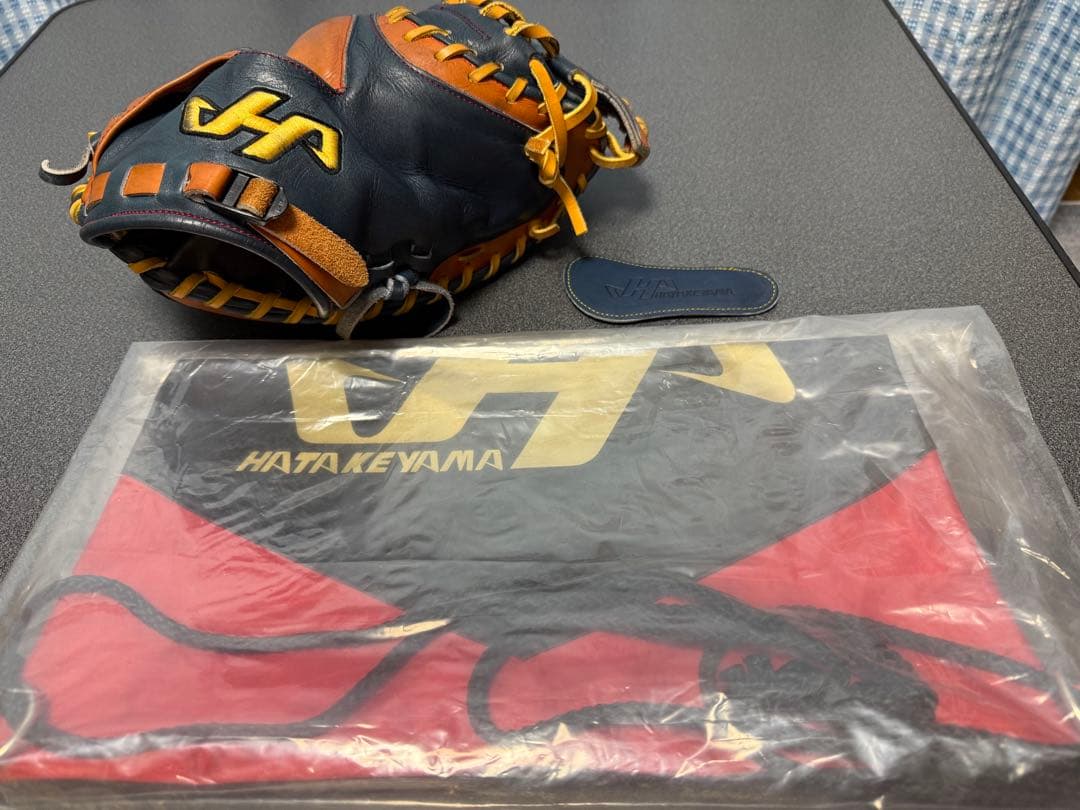 ハタケヤマ　硬式用キャッチャーミット　スペシャルプロオーダー　カラーオイル付