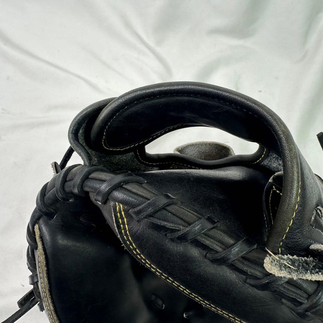 【美品】一般 軟式野球 キャッチャーミット ミズノ ブラック ビクトリーステージ