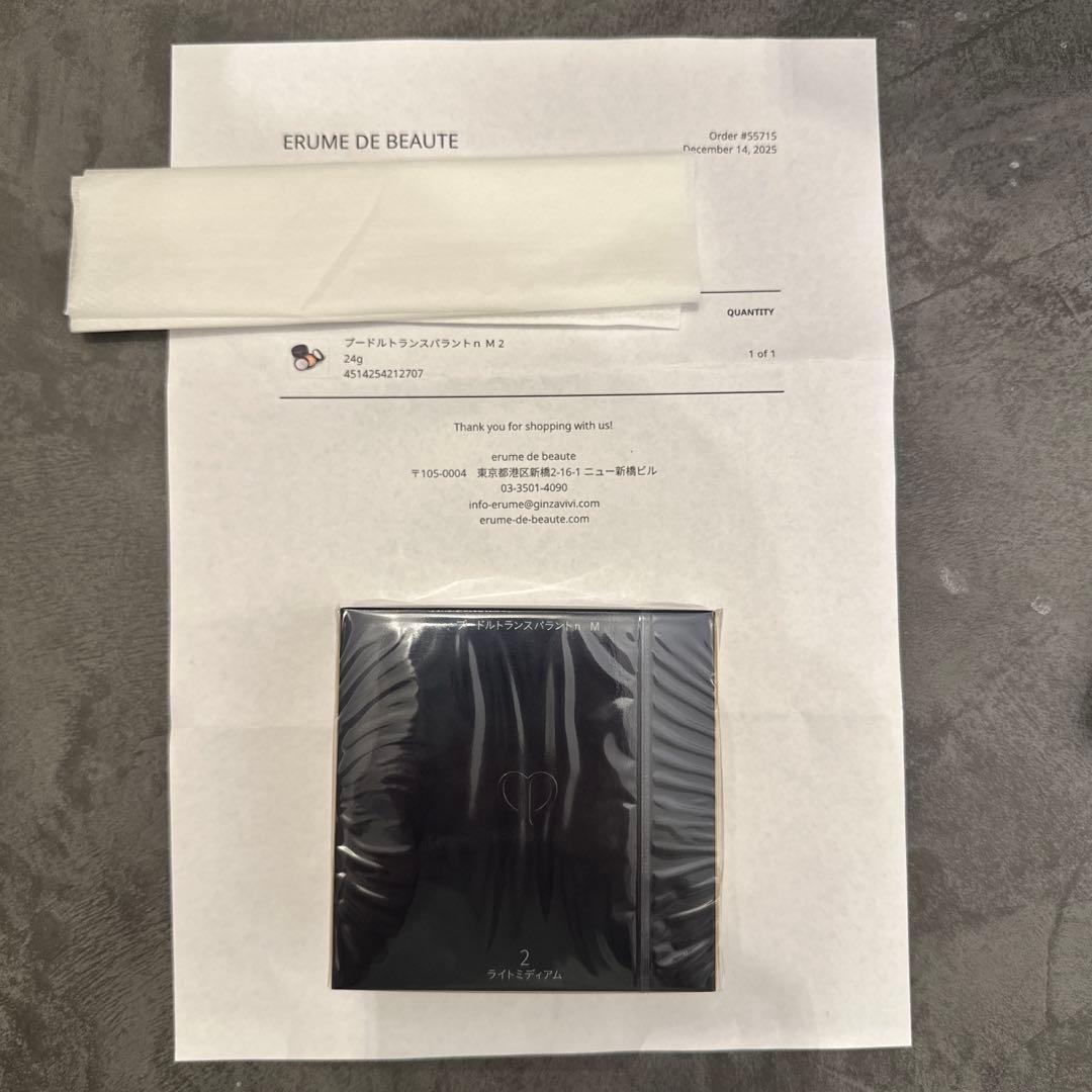 プードルトランスパラントn M 2 ライトミディアム　　24g