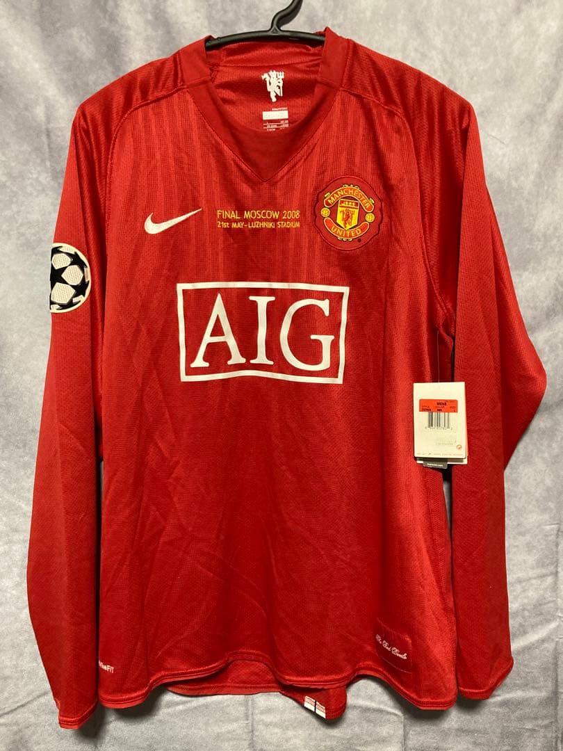 【正規品】ロナウド　マンチェスターユナイテッド　07/08 ホーム長袖レプリカ