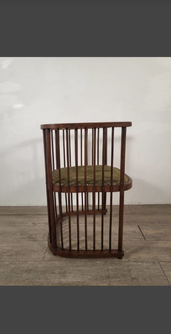 フランス アンティーク 1920年代 ウッドチェアー　フランクロイド風