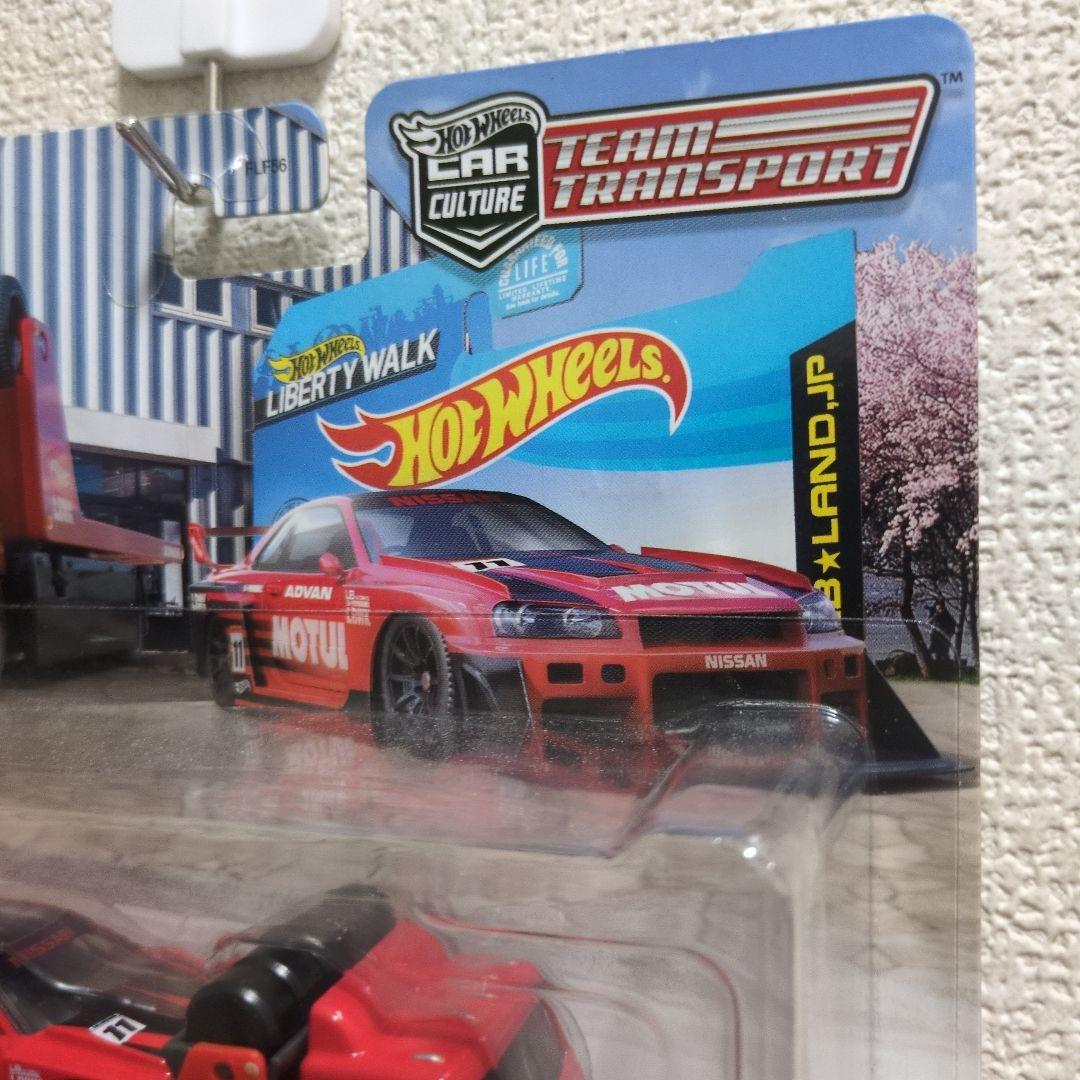 Hot Wheels LB-ER34 レッドミニカーとトラックセット