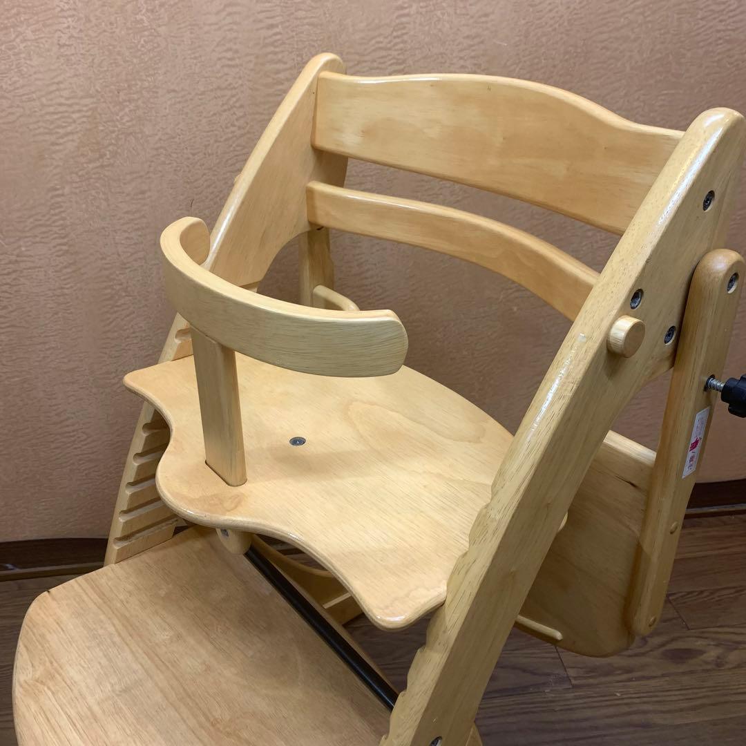 ☆良品☆【大和屋】すくすくチェア ハイチェア テーブル&ガード付き