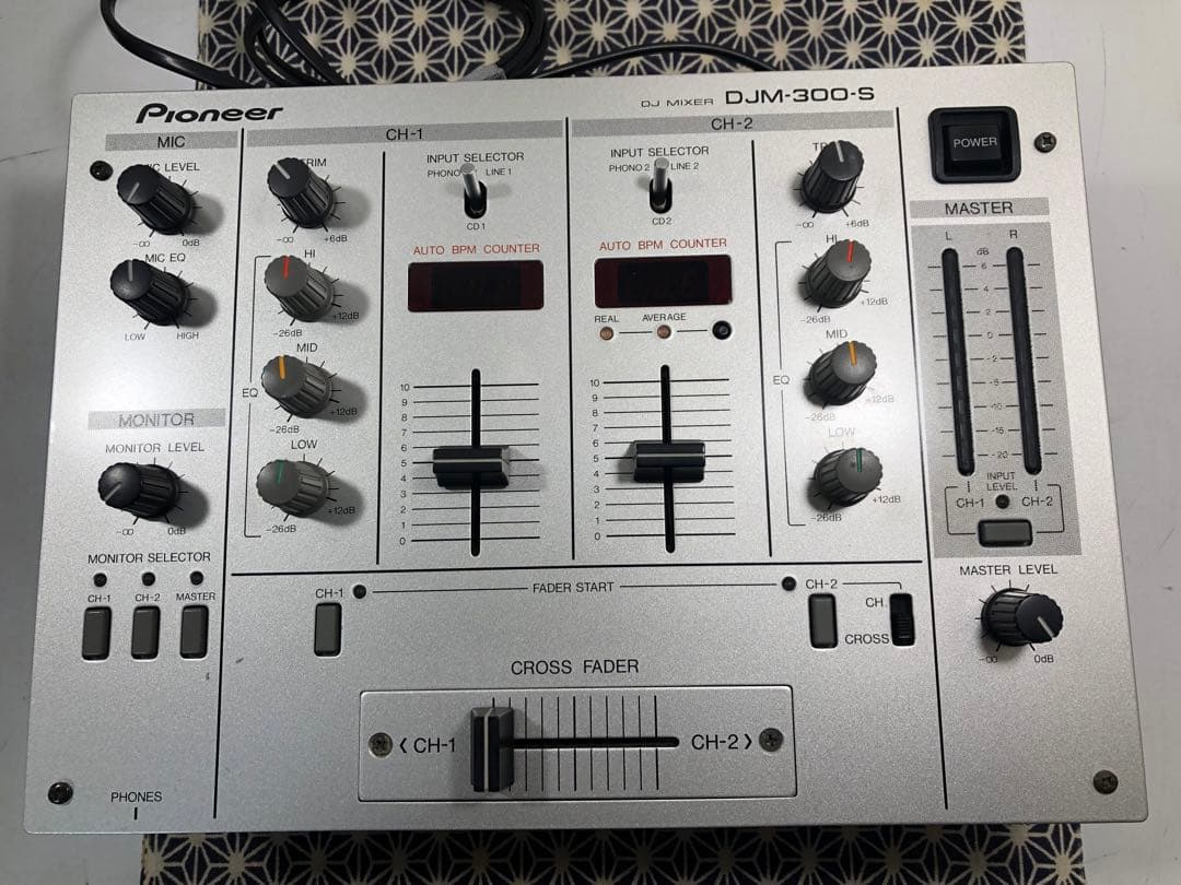 pioneer dj パイオニア　DJM-300 銀　フェーダーメンテナンス