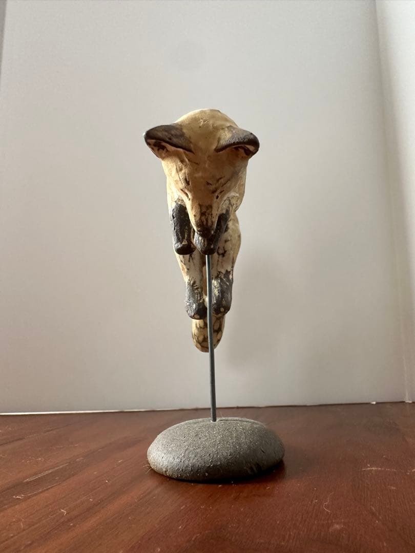 廣川智子　アート　動物置物　益子