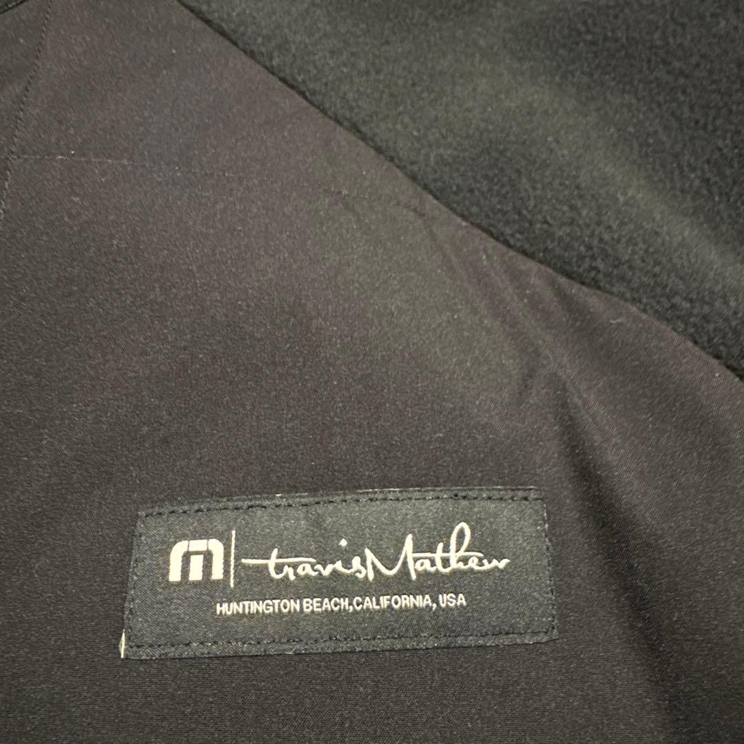 travismathew 黒 XL ジップ　フリースジャケット
