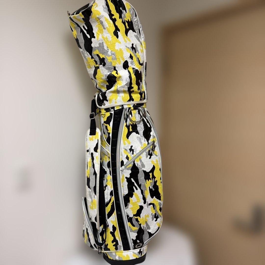 キャディバッグOUUL（オウル）ウェイカートバッグ（イエロー×ブラック）