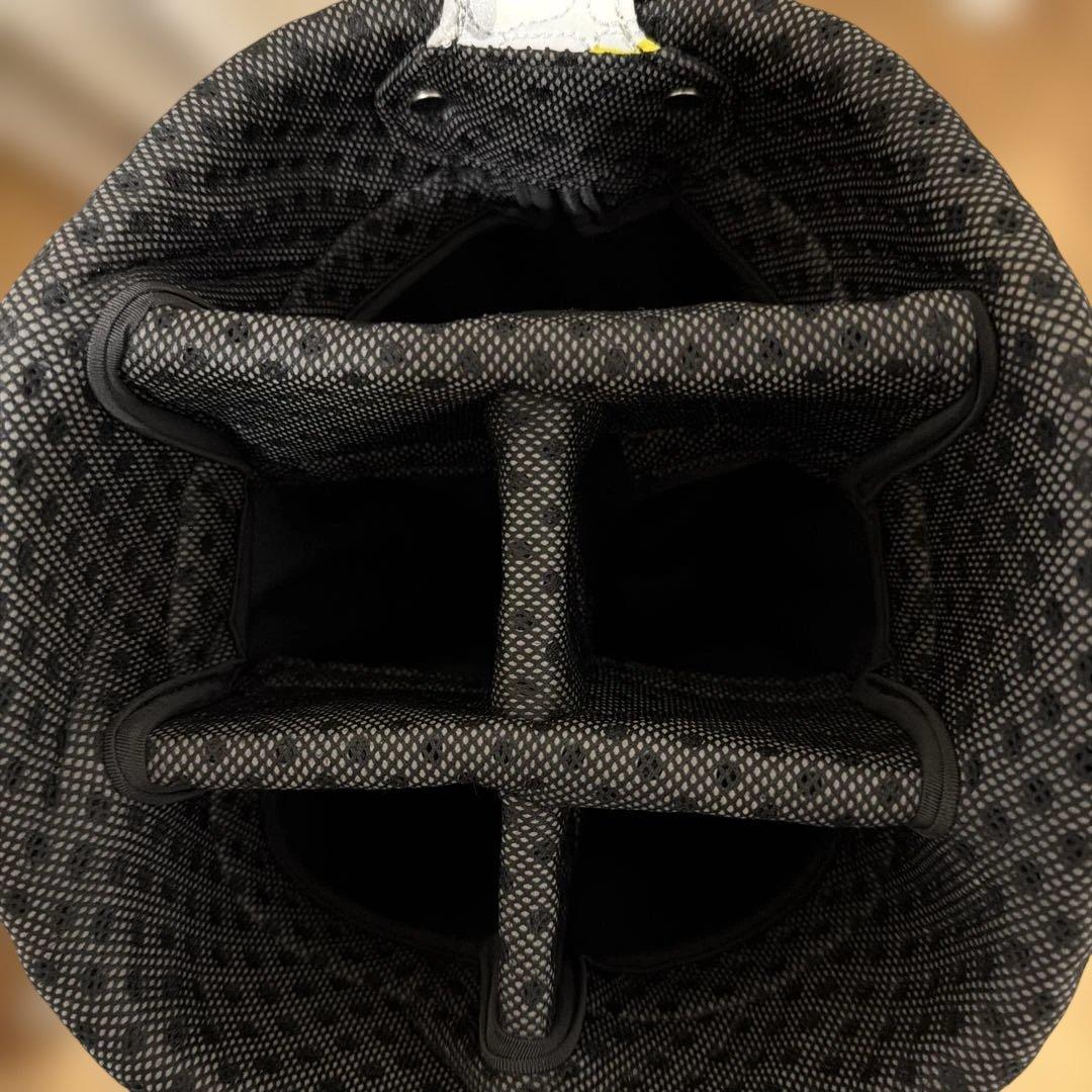 キャディバッグOUUL（オウル）ウェイカートバッグ（イエロー×ブラック）