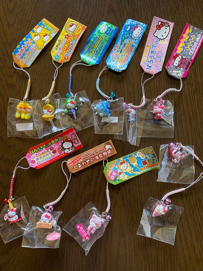 ハローキティ ストラップ11点セット