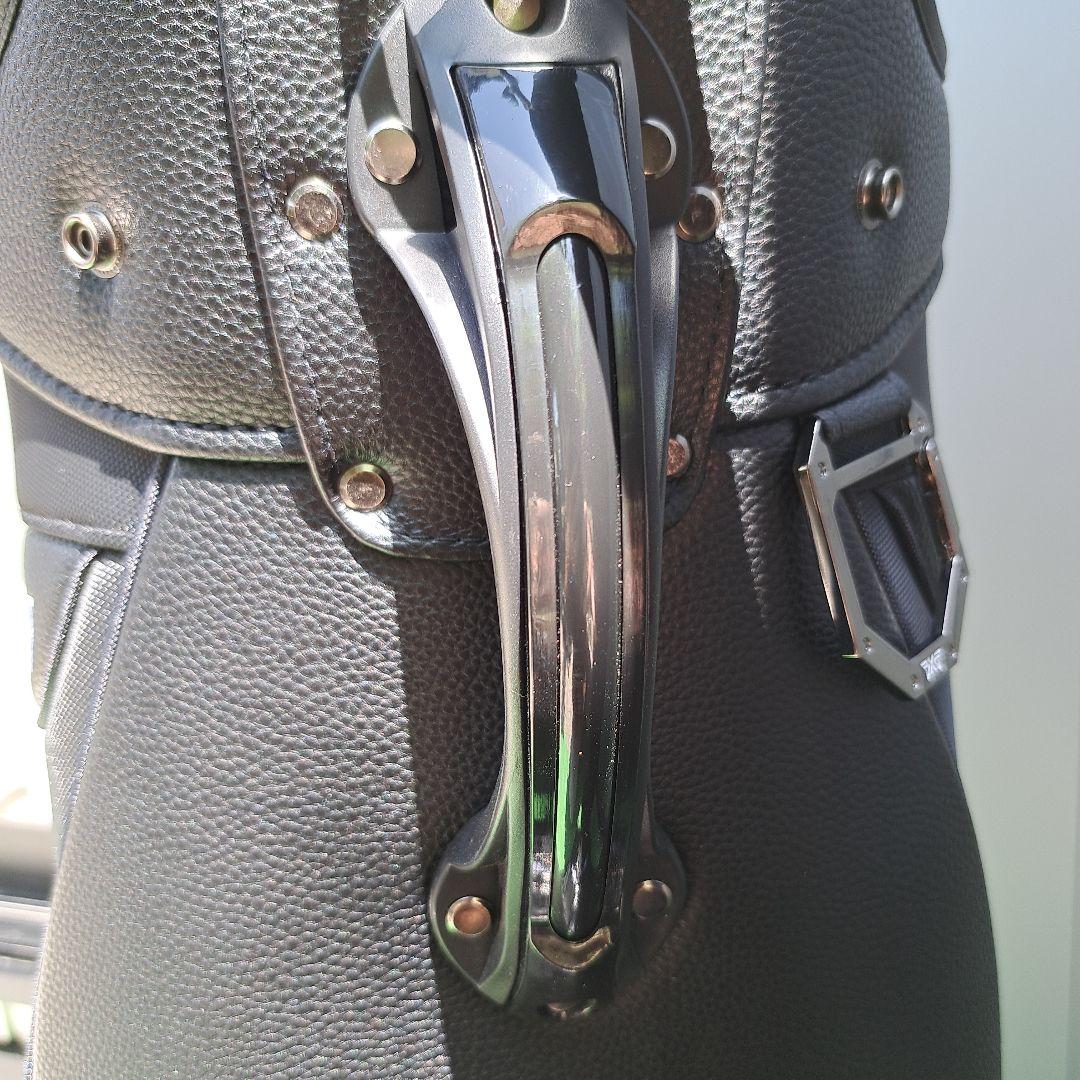 未使用に近い　PXG ブラック キャディバッグ