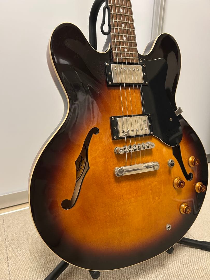 Epiphone Dot エピフォン セミアコースティックギター サンバースト