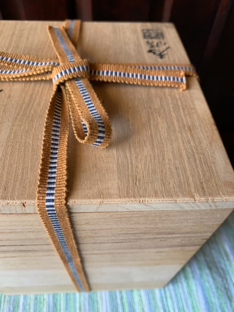 萩「薄瑞花入」萩焼瑞峰窯　日本工芸会正会員　大野孝晴/作　花瓶　置物　栞　共箱付