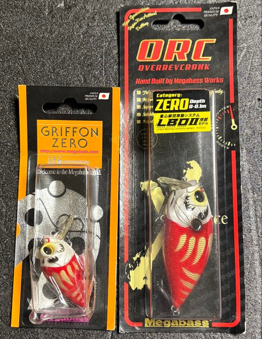 【箱の状態悪】メガバスORC /グリフォンゼロ　（SP-C）AKADARUMA