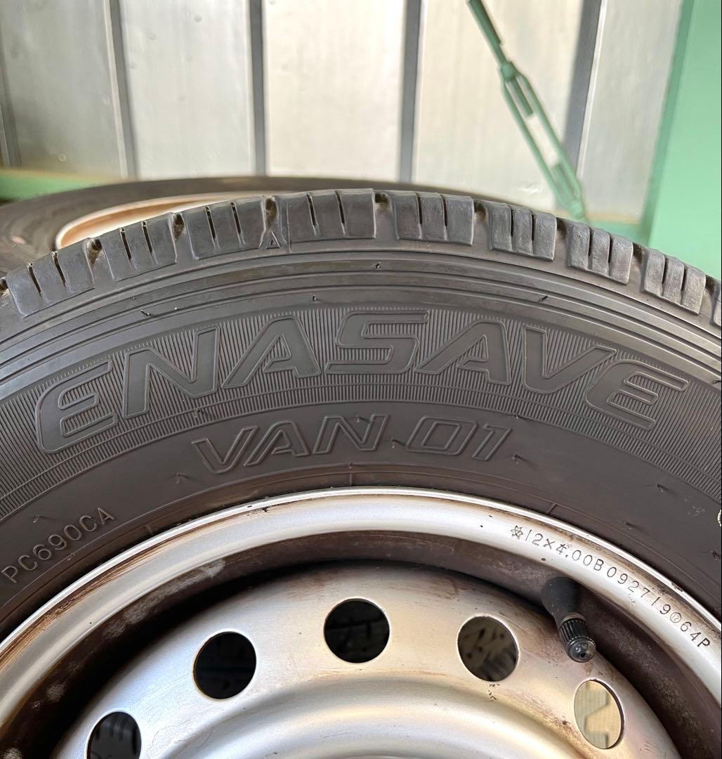 ダンロップ VAN01 145/80R12LT スチール 4本