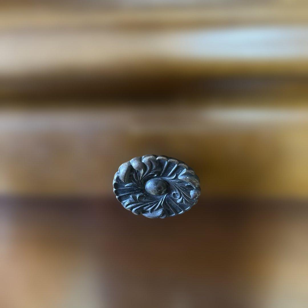 カリモク　木製ブラウン文机