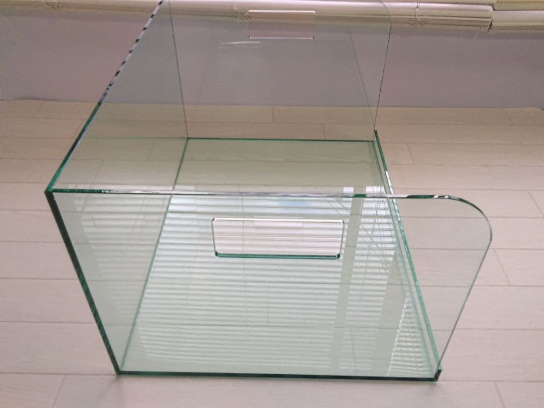 オーダーメイド ペットアクリルトイレ ICHIGOtype　※黒マットタイプ