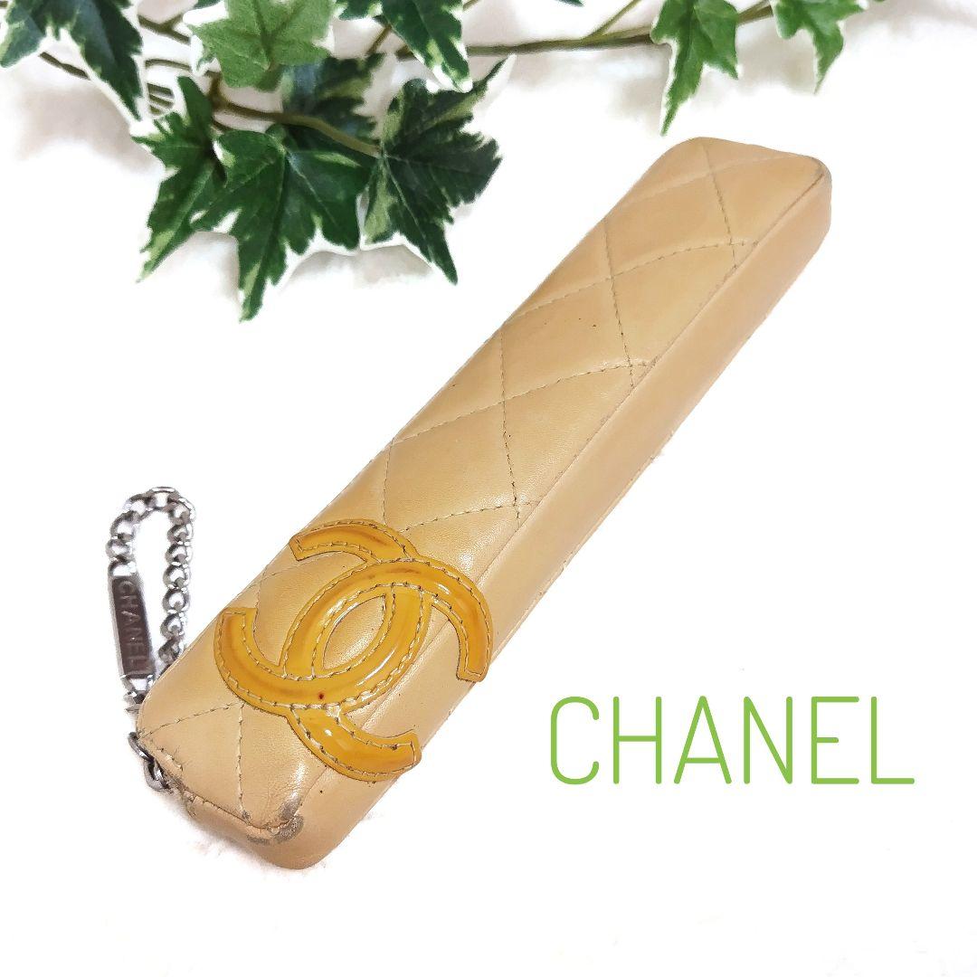 シャネル CHANEL ペンケース 筆箱 ココマーク レザー