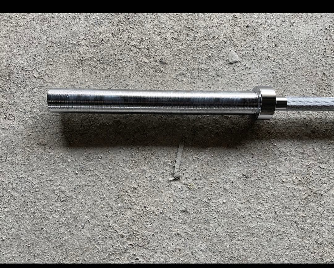 【新品】バーベルシャフト　ストレートバー 長さ：220cm